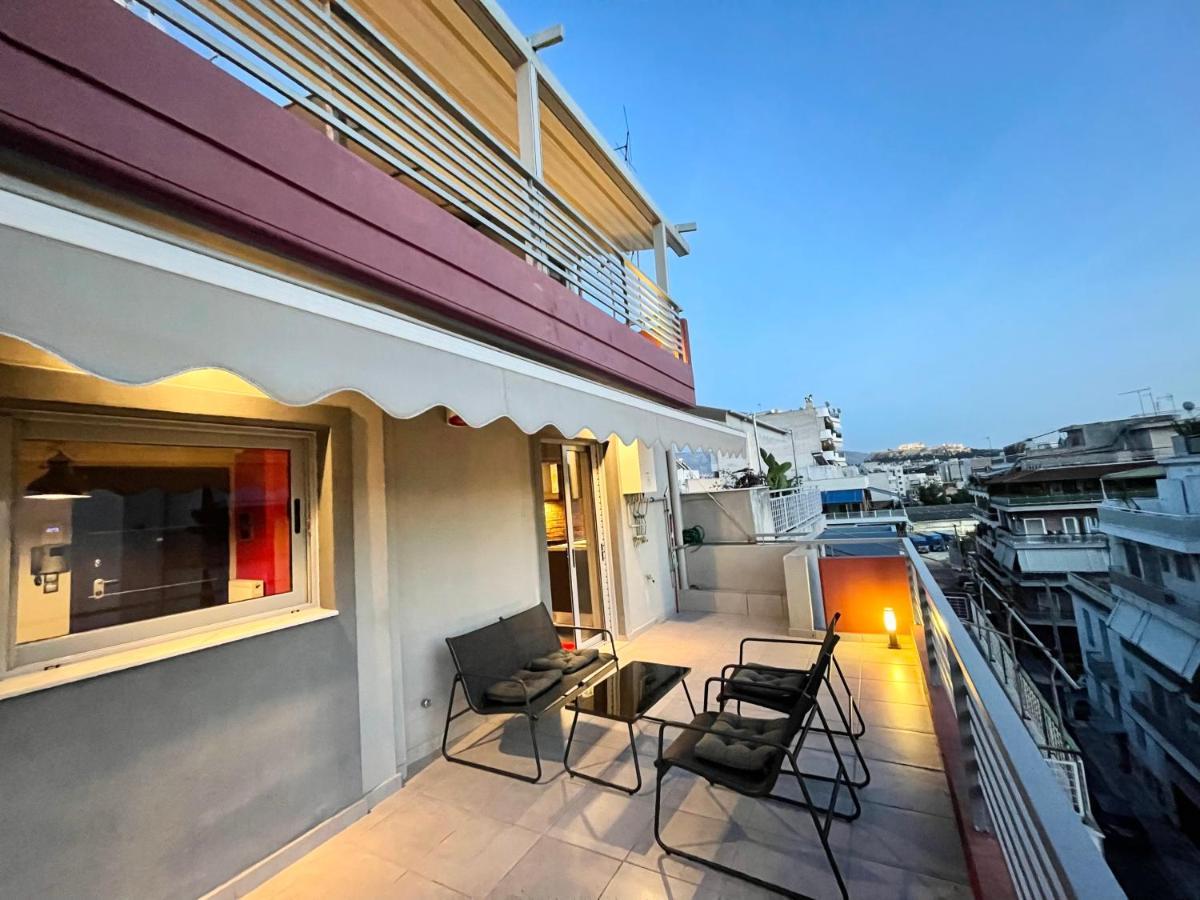 Acropolis View 6Th Floor Penthouse Apartment Athens Luaran gambar